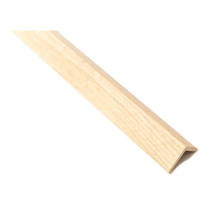 Paraspigolo Ornamentale con Incisione Liscia Art. 647 - Pino Scuro - Product Image 1
