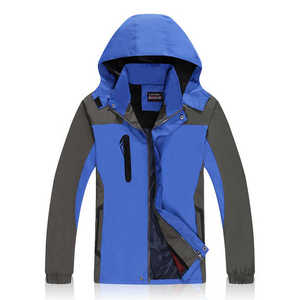 Veste Softshell de Sport de Plein Air d'Hiver pour Hommes, Imperméable, Respirante avec Caractéristique Coupe-Vent, Col Montant, Logo Personnalisé, Directe Usine - Product Image 2
