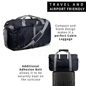 Sac de sport de voyage robuste et personnalisé pour homme, grande capacité, avec fermeture éclair, écologique, respirant, imperméable, faible MOQ - Product Image 3