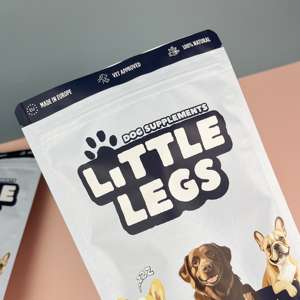 Großhandel Custom Small Dog Supplement Pouch Leere Tiernahrung Verpackung Gefrier getrocknete Snack Dog Bag Plastiktüte - Product Image 5