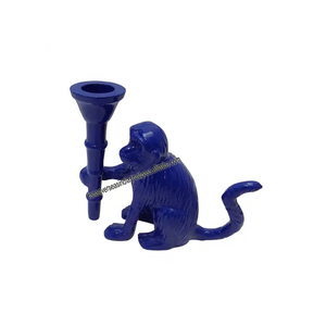 High Quality Blue Metal Candle Holder for Formal Events Decorations Party Decorations <b>Table</b> Decorations in Good Price - Product Image 1