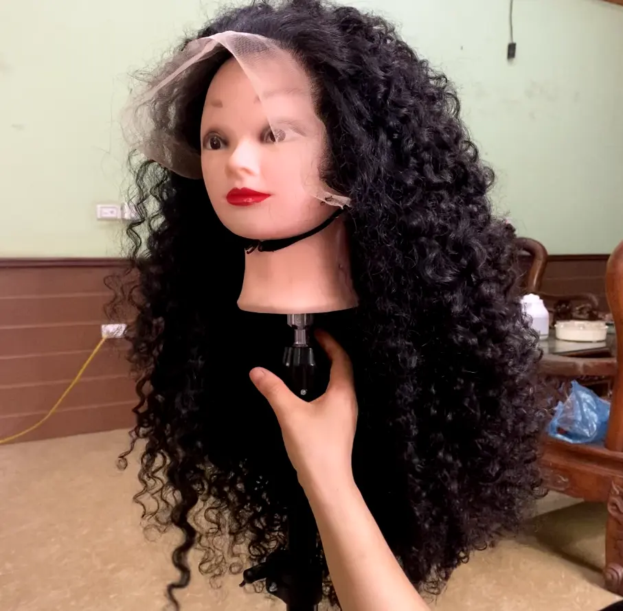 Dichtheid Hd Full Lace Human Hair Pruiken Voor Zwarte Vrouwen Groothandel Vietnamese Maagdelijk Haar Hd Lace Front Pruik Met Baby Haar