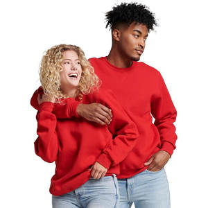 Vente en gros de haute qualité pas cher 100% coton personnalisé femmes sweat-shirt à col rond avec logo - Product Image 6