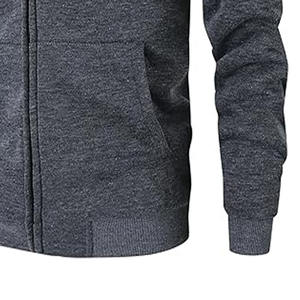 เสื้อฮู้ดผู้ชายแบบไม่มีกระเป๋าตัดขอบเสื้อครอปแบบเย็บขอบเสื้อฮู้ดพิมพ์ลายพัฟออกแบบได้ตามต้องการผลิตจากชุดกีฬา - Product Image 3