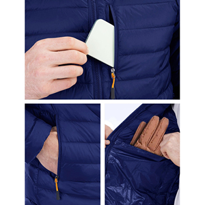 2025 OEM/ODM hommes léger doudoune détachable à capuche résistant à l'eau gonflé hiver doudounes pour neige Ski voyage - Product Image 4