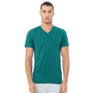 Camiseta Unisex de Manga Corta con Cuello en V, Lisa - Product Image 1