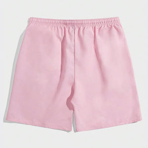 Pantalones cortos de secado rápido transpirables de algodón 100% con estampado de estrellas rosas personalizadas de estilo callejero para hombre, informales, holgados, a la moda para entrenamiento - Product Image 2