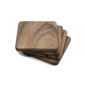 Dessous de verre en bois au design antique standard avec d'élégants détails artisanaux pour une décoration rustique et vintage - Product Image 2