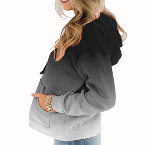 Conjunto de sudaderas con capucha de alta calidad para mujer, sudaderas con capucha bordadas personalizadas para mujer, Sudadera con capucha de talla estadounidense para mujer - Product Image 6
