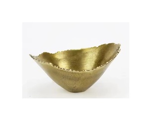Cuenco de metal para servir alimentos y frutas, utensilios de cocina redondos de calidad superior, cuencos de metal clásicos para servir - Product Image 1