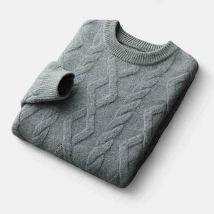 Dernier pull homme en cachemire personnalisé de haute qualité pull tricoté pull en laine cachemire style décontracté pour hommes - Product Image 1