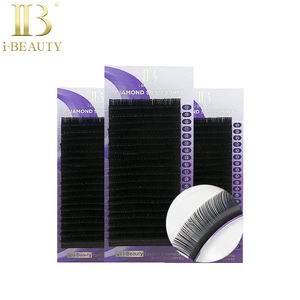 I-BEAUTY Extension de cils-ib Diamond Silk cils Premium Hand Made Natural Long PBT SD-12 - Product Image 1