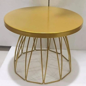 แท่นวางเค้กอลูมิเนียมออกแบบคลื่นสำหรับตกแต่งงานแต่งงานแท่นวางเค้กสำหรับงานปาร์ตี้และงานอีเวนต์ - Product Image 2