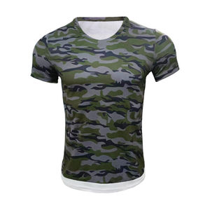 High Quality camouflage 100% cotton summer custom logo Print T-shirt men's premium cotton unisex <b>tshirt</b> - Product Image 6