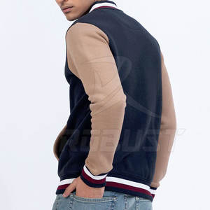 Chaquetas universitarias unisex, abrigo de béisbol informal con logotipo de diseñador personalizado, chaqueta con letras, soporte, temporada de invierno, algodón y poliéster, venta al por mayor - Product Image 5