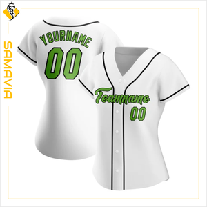 เสื้อเบสบอล SAMAVIA แบบสั่งทำพิเศษ - ชุดระบายอากาศได้ดี ผลิตจากโพลีเอสเตอร์ 100% ทรงพอดีตัวสำหรับทีมและนักกีฬาชาวอเมริกัน ประสิทธิภาพระดับมืออาชีพ - Product Image 2