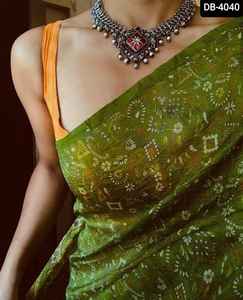 Sarees Banarasi en coton pour femmes Dernière mode Prêt à porter Sud de l'Inde Fête de mariage Bas prix Palazzo Vente en gros - Product Image 4