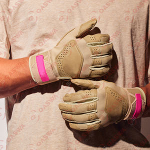 Gants de frappe de baseball légers Dragonne réglable respirante Gants de frappeur personnalisables à faible quantité minimale de commande - Product Image 6