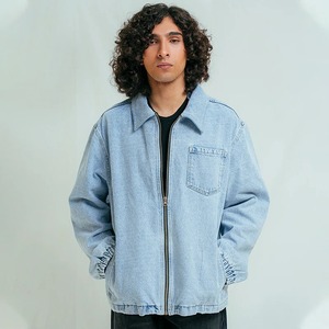 แจ็กเก็ตยีนส์สำหรับผู้ชายแจ็กเก็ตยีนส์ผ้าฝ้าย100% สำหรับฤดูหนาว - Product Image 6