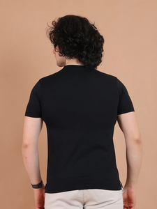 100% coton hommes demi-manches T-Shirt basique mercerisé cou conception confortable porter tous les jours pour des occasions décontractées meilleure qualité - Product Image 6