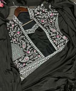 PINK LATEST READY TO WEAR SAREE WITH SEQUENCE WORK BLOUSE KOTI AND WAIST <b>BELT</b> BRIDAL WEAR WHOLESALE PRICE ETHNIC GARMENT - Product Image 5