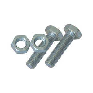 สลักเกลียวหกเหลี่ยมชุบนิกเกิลคุณภาพสูง แบบเกลียวครึ่งตัว ขนาด 18x80 พร้อมน็อต บรรจุกล่อง ผลิตในเวียดนาม รับผลิตตามแบบ (OEM) ขายส่งสำหรับงานเหมือง - Product Image 2