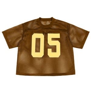Camiseta de fútbol de malla Retro de sublimación cuadrada de gran tamaño personalizada camiseta de malla de calle Vintage camiseta de malla personalizada - Product Image 6