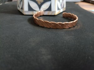 Factory Wholesale Handmade Copper <b>Bracelet</b> Silver Benefits Copper Magnet Bangles Jewelry Women for <b>Arthritis</b> - Product Image 3