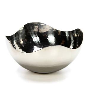 Cuenco para servir ensalada de Metal de aluminio con forma de flor de estilo antiguo con soporte de diseñador, decoración de Catering, cuenco para servir frutas - Product Image 3