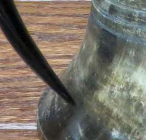 แก้วดื่มฮอร์นแท้ทำด้วยมือแก้วฮอร์นสไตล์ไวกิ้งแบบชนบทสำหรับเบียร์เบียร์เบียร์เบียร์เบียร์น้อยและงานเฉลิมฉลองยุคกลางโดยงานฝีมือช่างฝีมือ - Product Image 5