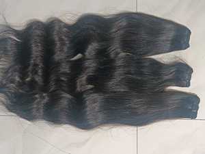 Vendeurs de paquets de cheveux vierges vietnamiens non traités cuticule intacte en vrac double trame extensions de cheveux humains bruts du temple indien - Product Image 5