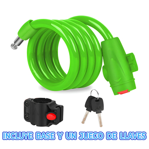 Lucchetto Antifurto per Bicicletta da 110cm con Cavo in Plastica Resistente ai Tagli - Product Image 2