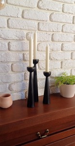 Top Selling Handmade <b>Wooden</b> <b>Candle</b> <b>Stick</b> Holder for Farmhouse and Cabin Decor Available at Factory Price - Product Image 2