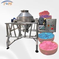 Mélangeur à double cône de qualité alimentaire pour matcha, cacao, lait de soja, poudre d'avoine, machine à mélanger les poudres sèches en cône
