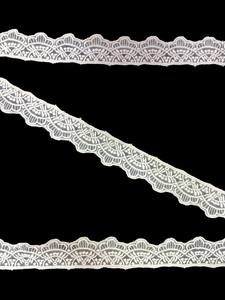 Dentelle brodée en organza de nylon écologique respirant, très demandée, à bord festonné, séchage rapide, pour vêtements - Product Image 5