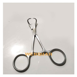 Pinza para Toallas de Acero Inoxidable Backhaus Alemania, Manual, Tamaño 4.25 Pulgadas, 1/1 Perforaciones, Fabricación de Primera Calidad, Curvada, 11 cm - Product Image 4