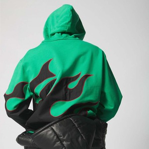 Sweat à capuche en coton déchiré, sweat à capuche surdimensionné, sweat à capuche araignées_11 - Product Image 2