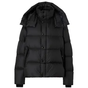 Custom winter fashionable mens puffer duck down jacket men