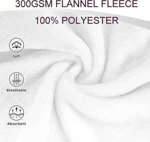 Couverture de survie d'urgence respirante toutes saisons en polaire corail épaisse 100 % polyester couleur unie personnalisable - Product Image 2