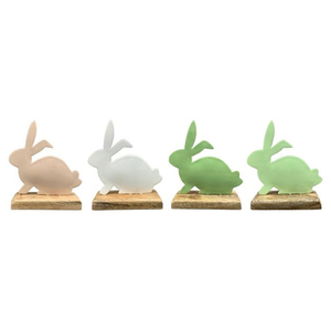 Creative Bunny <b>Ornaments</b> <b>Easter</b> Decorative Creative Handmade Painting Metal Party Table Decor - Product Image 4