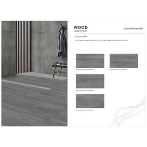 ไม้ฝรั่งเศสสีน้ำตาลขนาด600x1200มม. กระเบื้องปูพื้นพอร์ซเลนเคลือบด้วยไม้ - Product Image 4