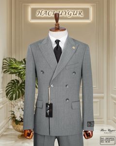 Costume sur mesure pour hommes 80% laine 20% polyester Slim Fit fête de mariage et vêtements d'affaires - Product Image 6