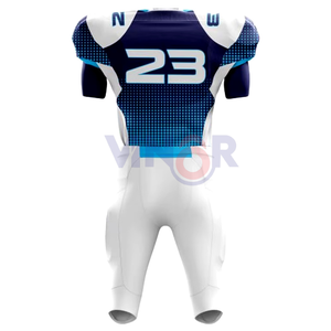 2025-26 Uniforme de football américain de dernière conception, vêtements de sport par sublimation, uniforme de football en gros de toutes les couleurs à vendre - Product Image 4