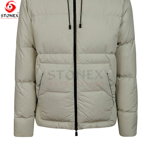 Chaquetas acolchadas de alta calidad con logotipo personalizado al por mayor, las mejores chaquetas acolchadas de invierno con cremallera gruesa y servicio OEM para hombre. - Product Image 3