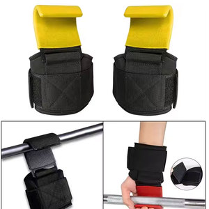 ตะขอยกน้ำหนัก2025สำหรับออกกำลังกายยิมสายรัดข้อมือยกน้ำหนักตาย - Product Image 6