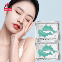 Prix de gros Dolphin Shape Eye Care Collagène Coussinets pour les yeux Gel Anti-âge Hydratant Masque pour les yeux