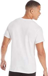 Vente en gros de t-shirt fitness gym avec logo personnalisé pour hommes 100% coton à manches courtes uni ajusté imprimé léger teint en vêtement - Product Image 4