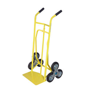 Chariot de plateforme industriel à double fonction d'escalade d'escaliers, quatre roues, support OEM, capacité de charge 200kg/500kg, aluminium et acier - Product Image 2