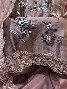 Traje Salwar de Tres Piezas de Algodón y Seda Premium, Especial para el Mes del Eid, para Mujer, Ropa de Novia, Estilo Étnico para Fiestas, Diseño Reversible - Product Image 2