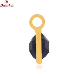 เครื่องประดับคลาสสิก ชุบทอง 18k ทันสมัย เงินแท้ 925 ประดับพลอยไอโอไลต์ จี้สร้อยคอ พร้อมส่ง - Product Image 2